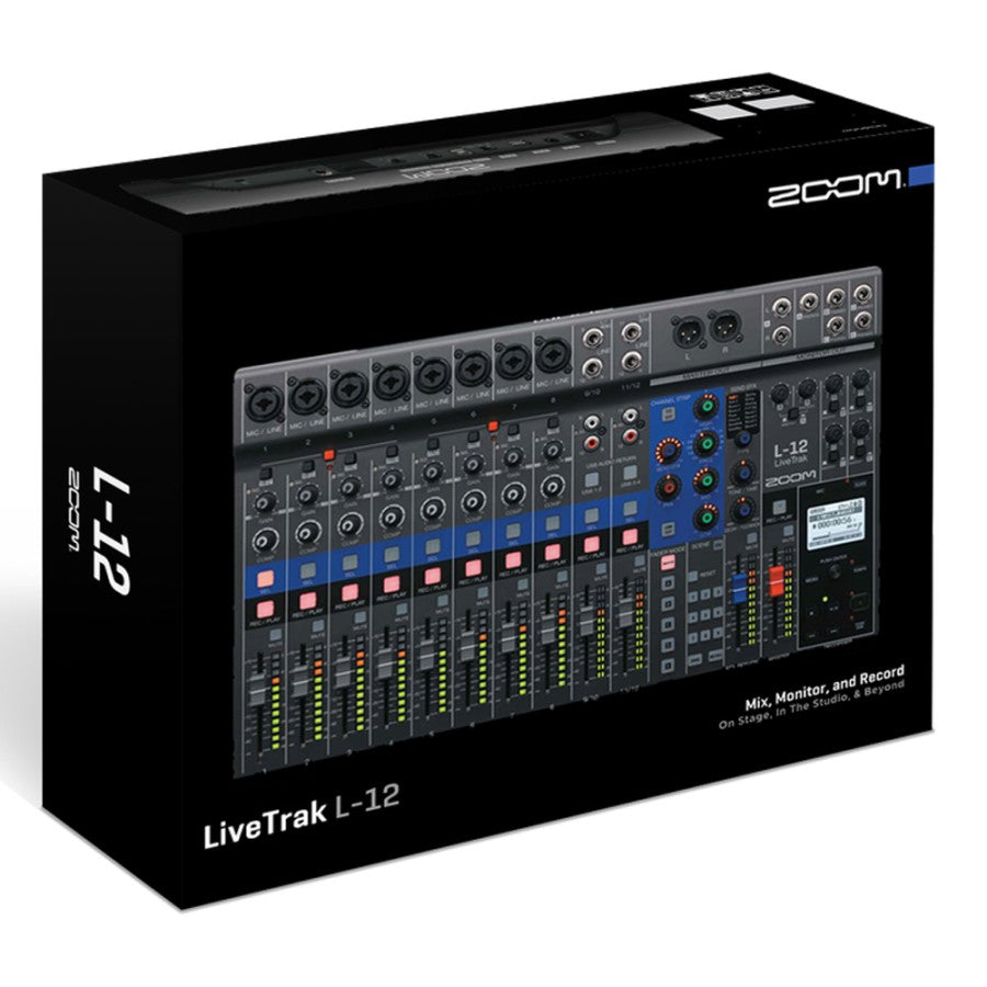 Zoom LiveTrak L-12 Channel Digital Mixer & Multitrack Recorder L12