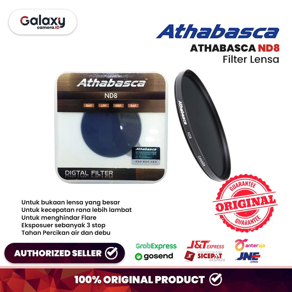 Athabasca ND8 Filter 77mm
