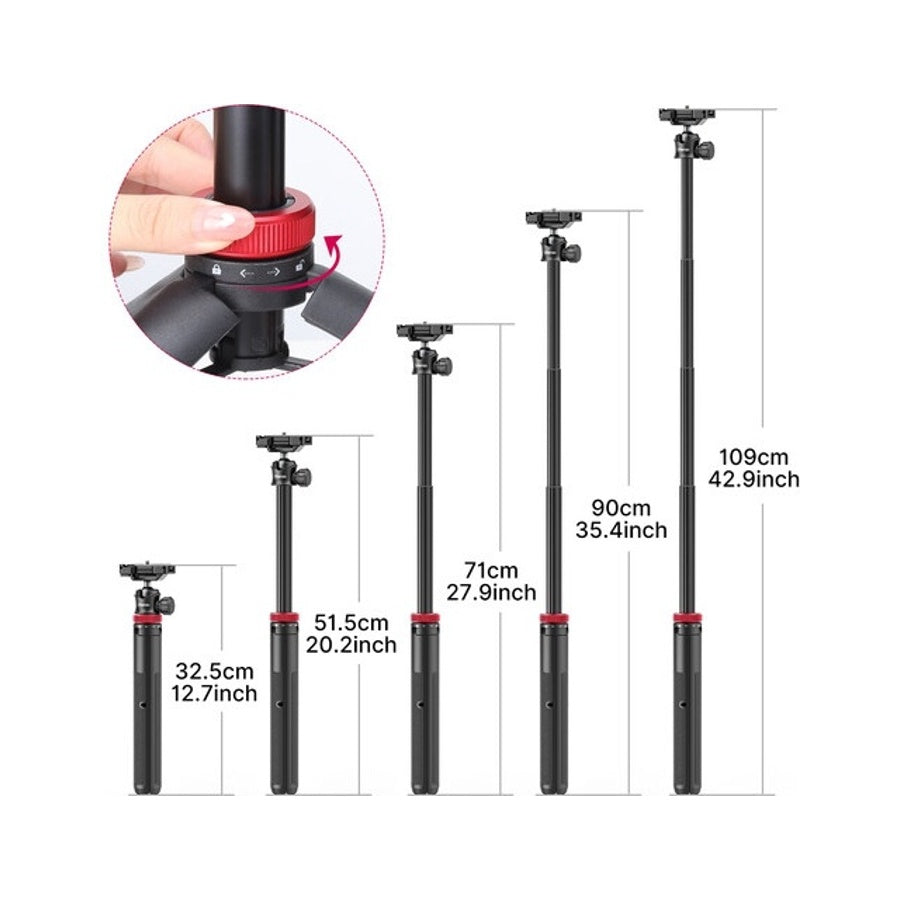 Ulanzi MT-44 Extendable Vlog Tripod 2 in 1