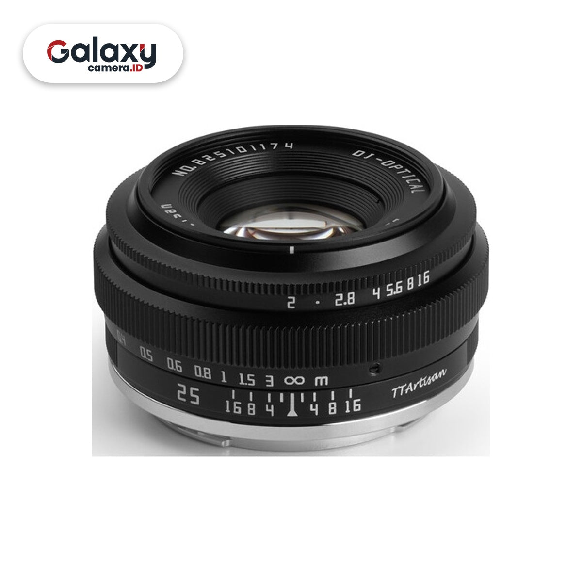 TTArtisan 25mm f2 for Fujifilm X Mount APS-C F/2 TTartisans Fuji Resmi