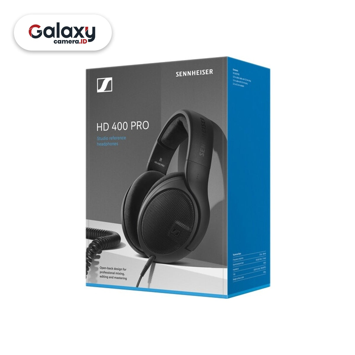 SENNHEISER HD 400 PRO Studio Headphones Monitoring HD400 PRO Ori Resmi