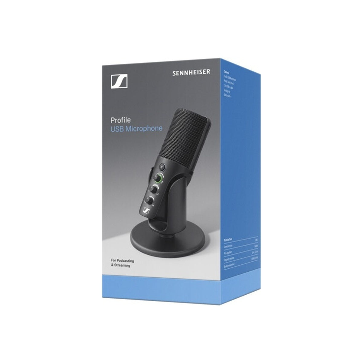Sennheiser Profile Base Set USB Condenser Microphone with Desktop Stand Garansi Resmi