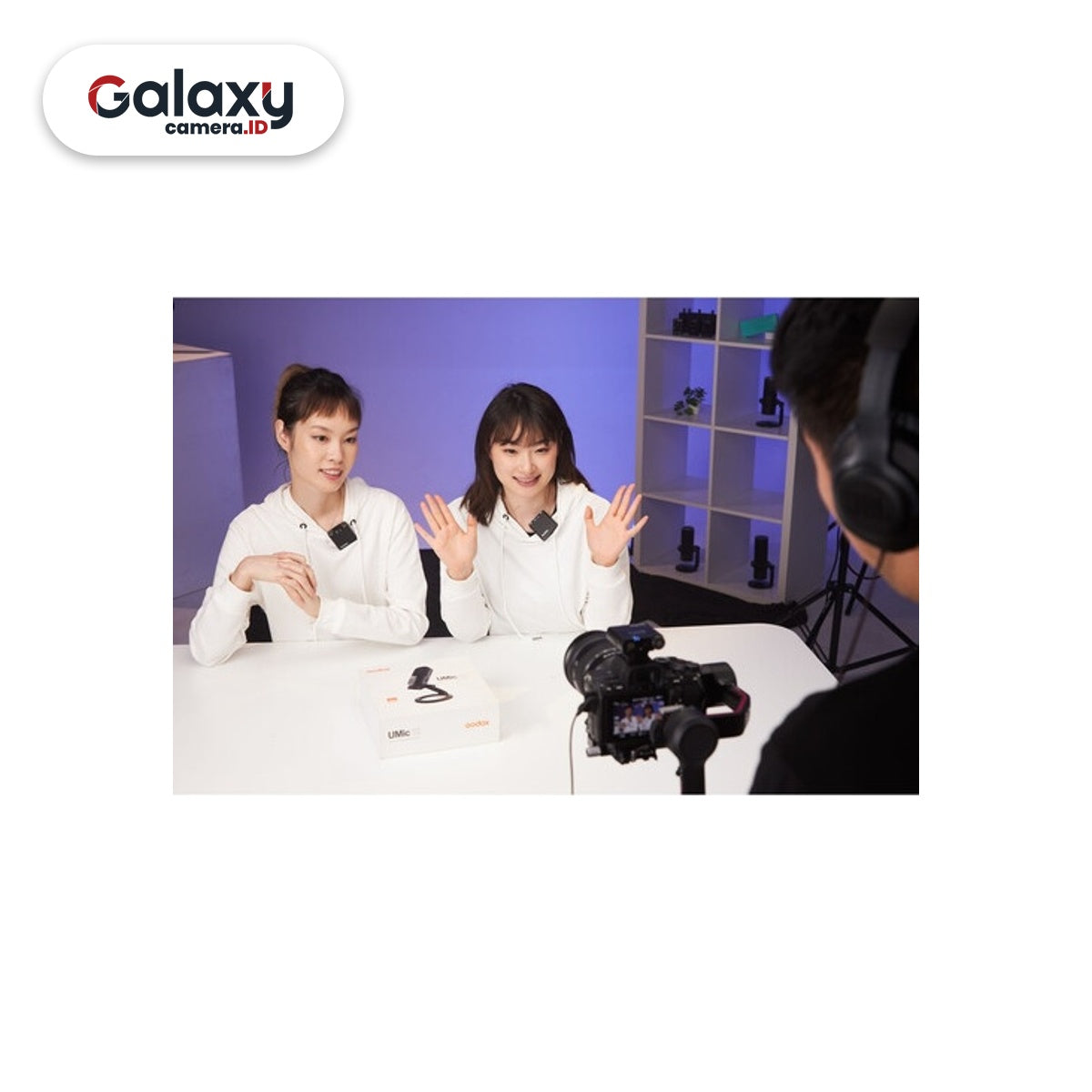 Godox Virso S M2 2.4GHz Wireless Microphone Dual Transmitter Mic