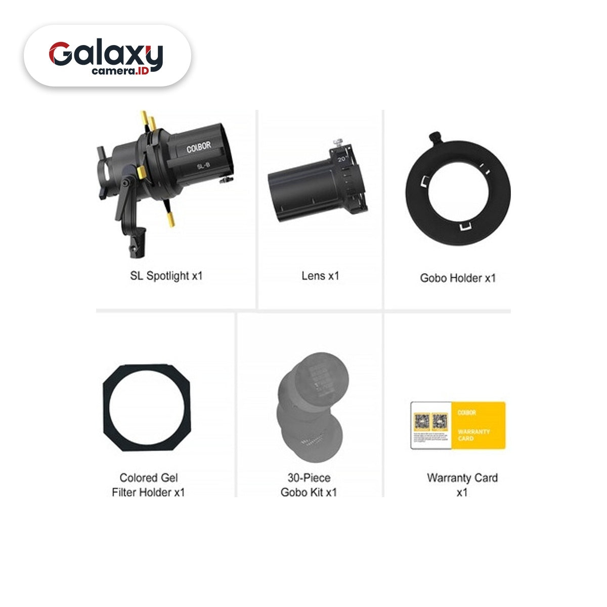 Colbor SL20-B Led Spothlight Lens Bowens Mount B Light For CL60 CL100X