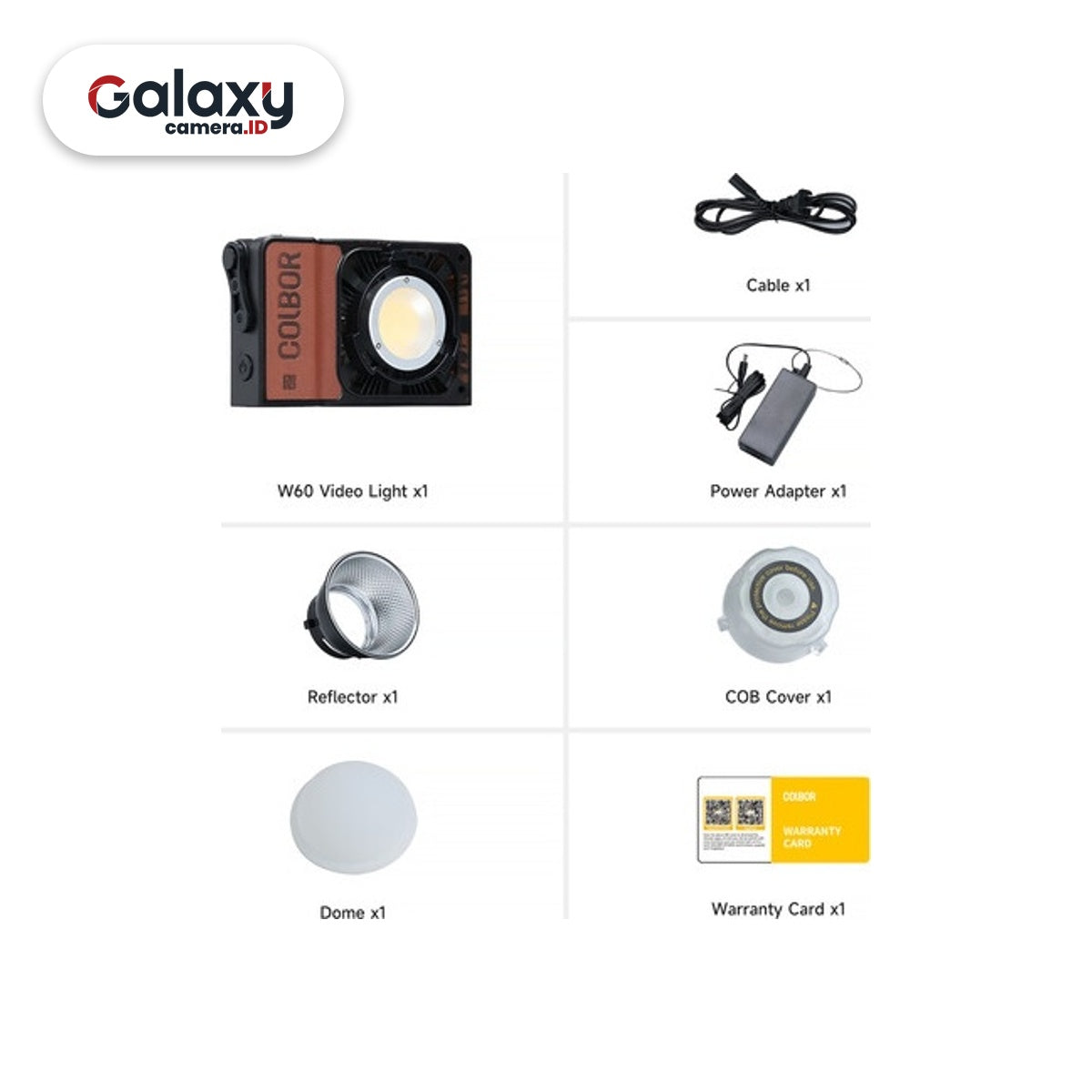 Colbor W60 Bi-Color Pocket LED Video Light Studio