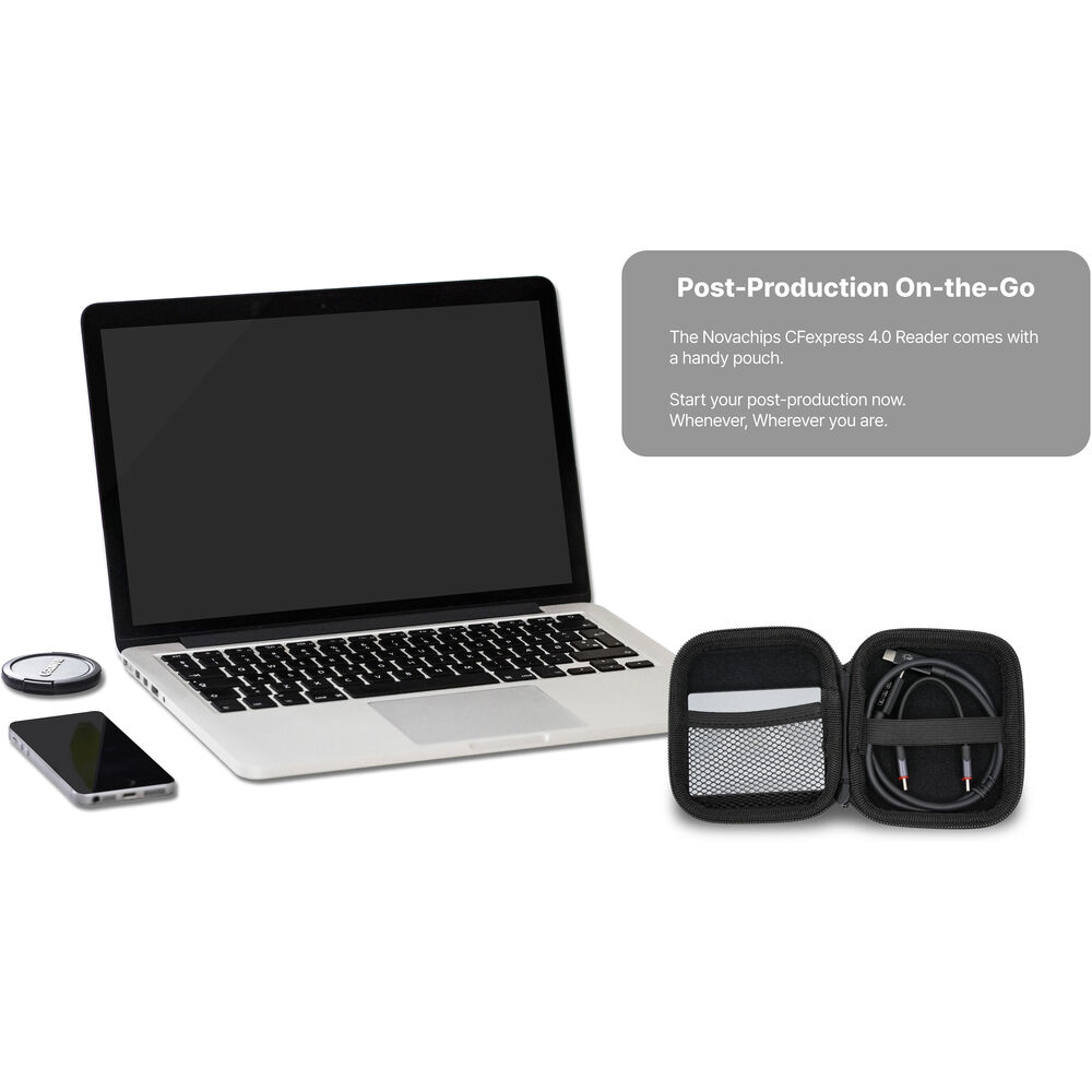 NOVACHIPS CFExpress Type A Card Reader Portable USB 4.0