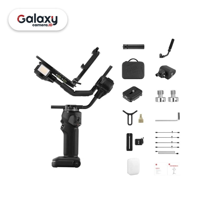 Zhiyun Crane 4 Combo Gimbal Kamera Stabilizer 3 Axis Crane4 Resmi