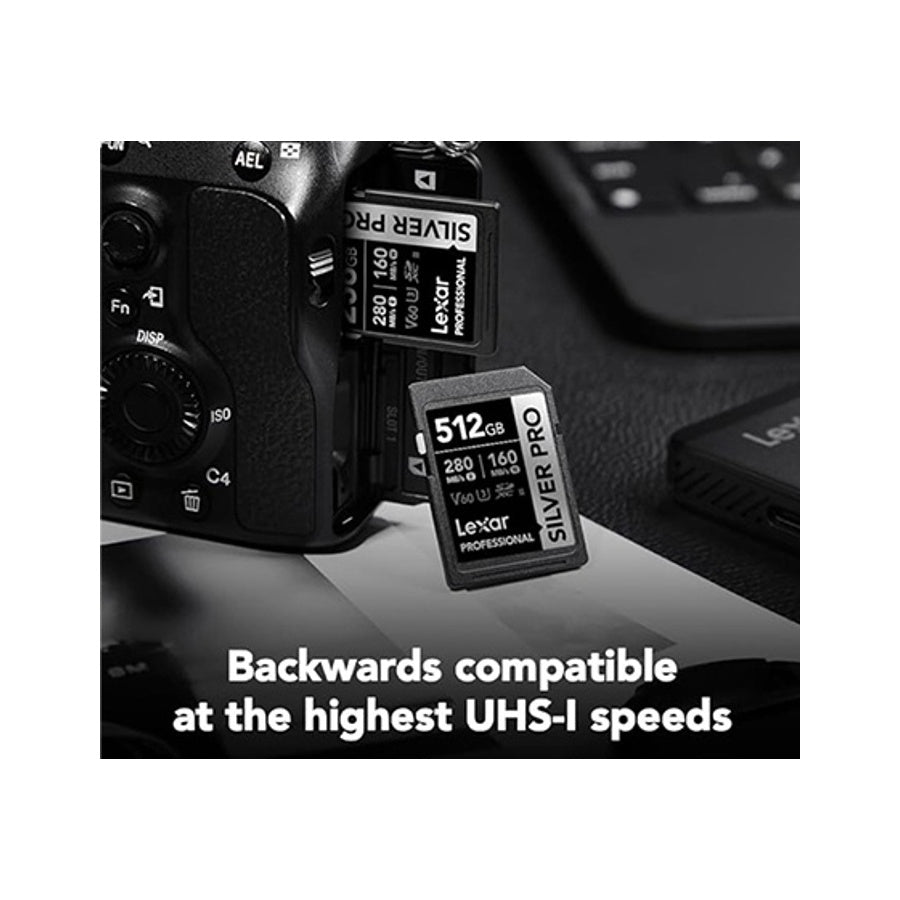 Lexar Professional SDXC SILVER PRO UHS-II Memory Card 280MB/s
