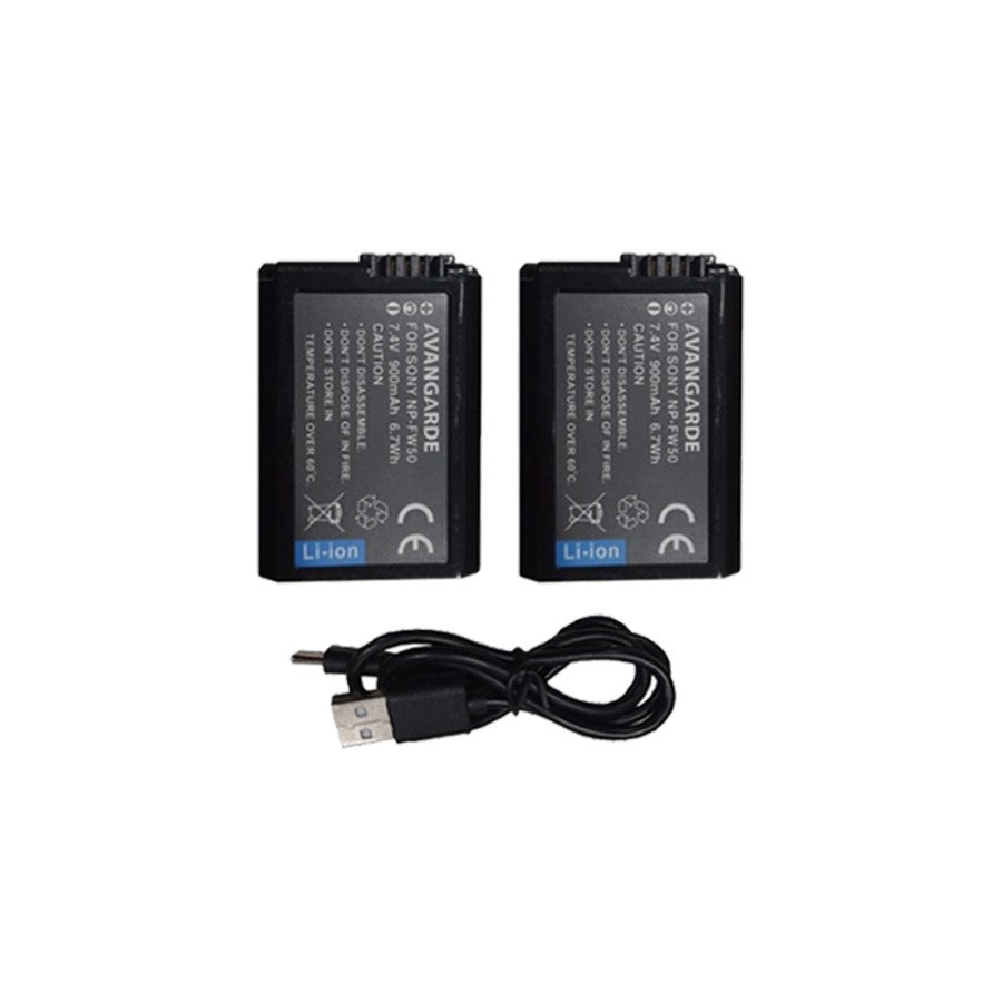 Avangarde Baterai Sony FW50 Triple Charger