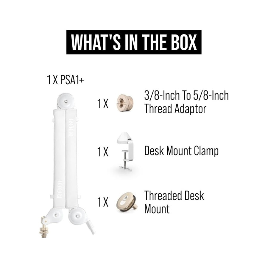 Rode PSA1+ Microphone White