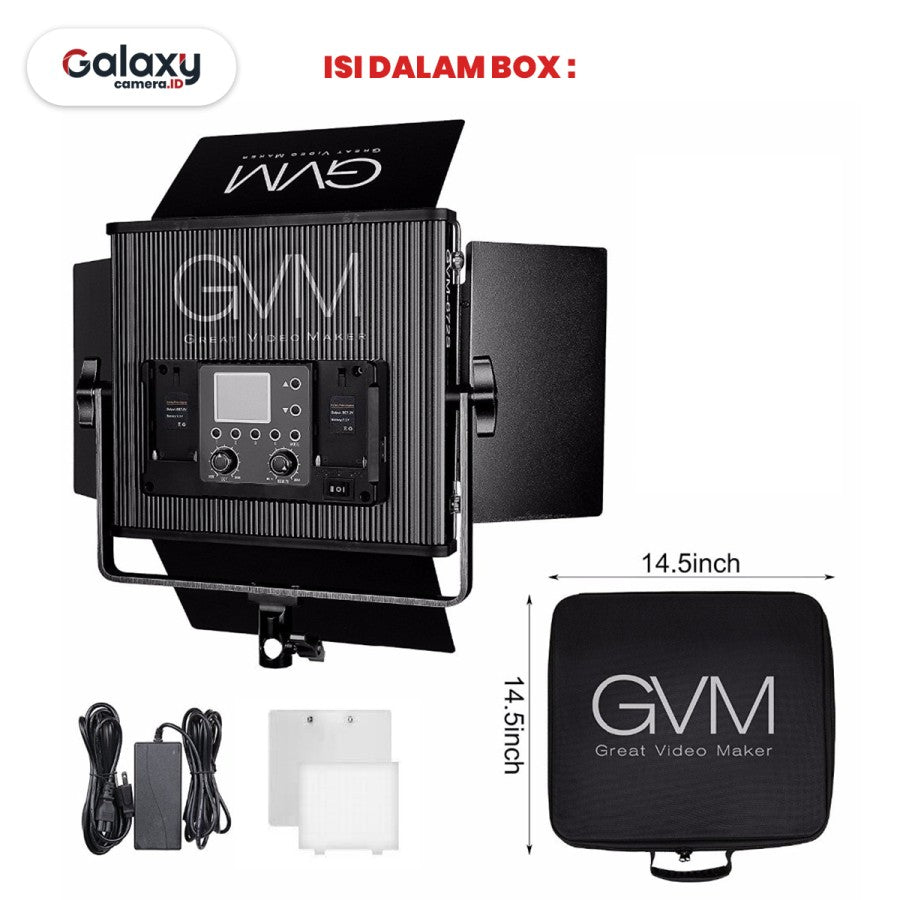 Lampu Video GVM GVM-672S-B Bi-Color LED Light Master Control