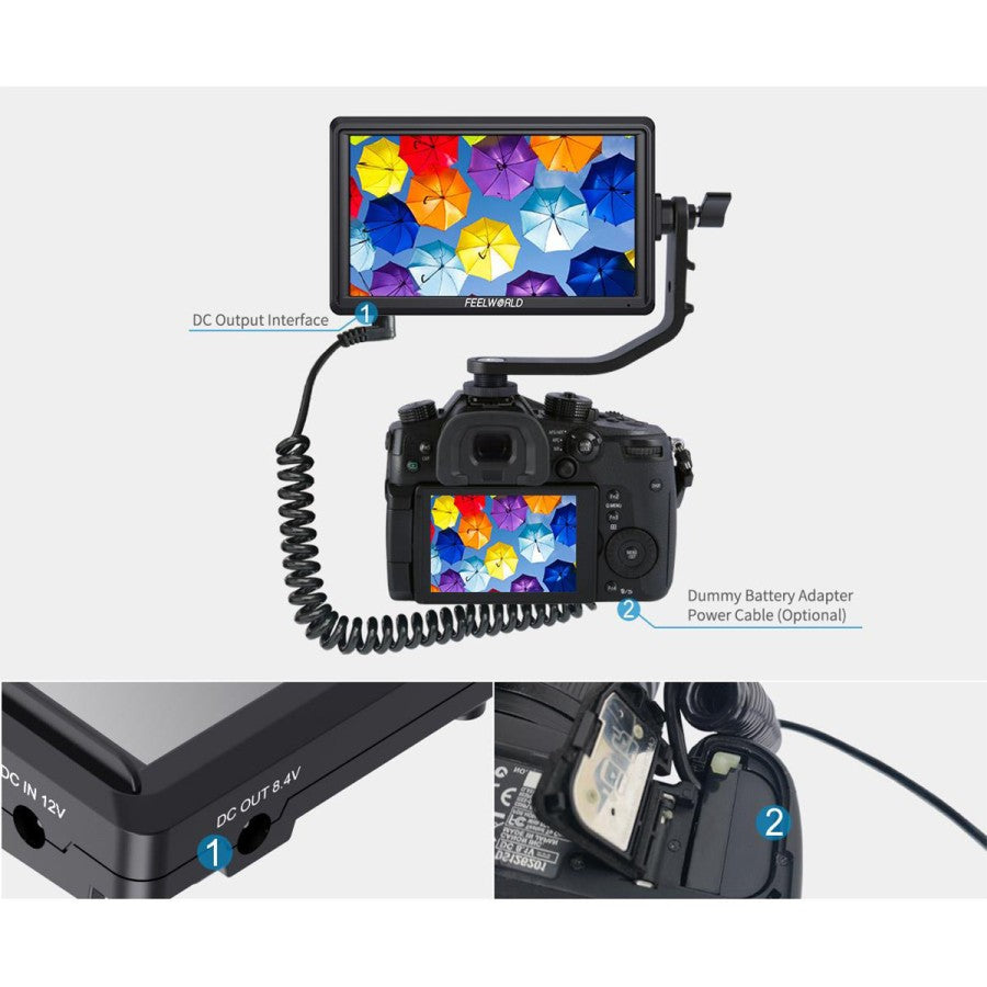 FeelWorld FW568 5.5-inch DSLR Camera Field Monitor