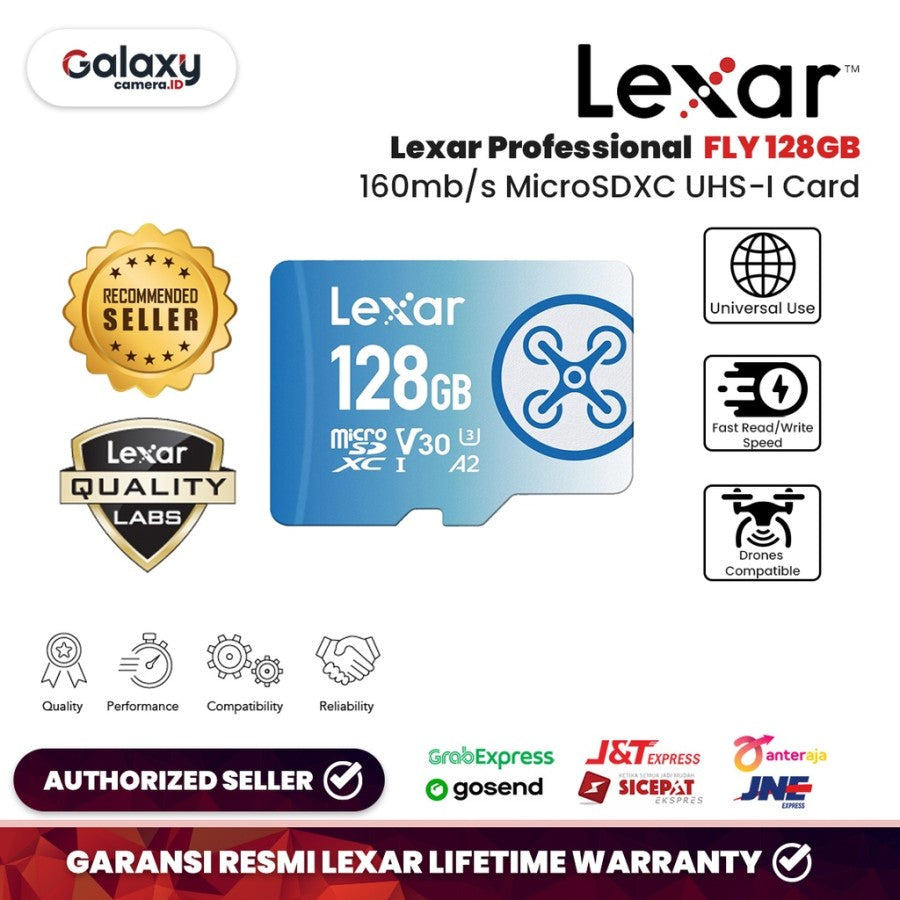 Memory MicroSDXC Lexar Professional FLY 128GB 160mb/s UHS-I Original