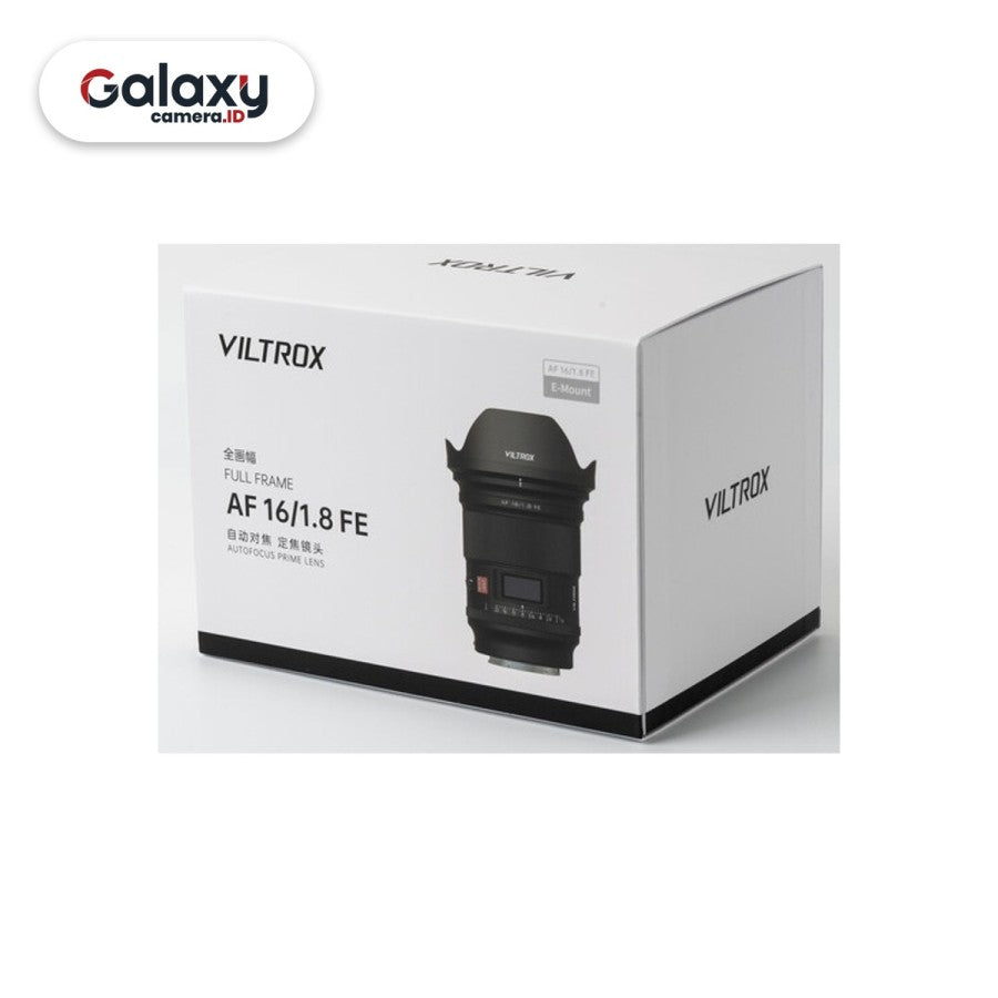 Lensa Viltrox AF 16mm F1.8 FE Full Frame for Sony E Mount Resmi