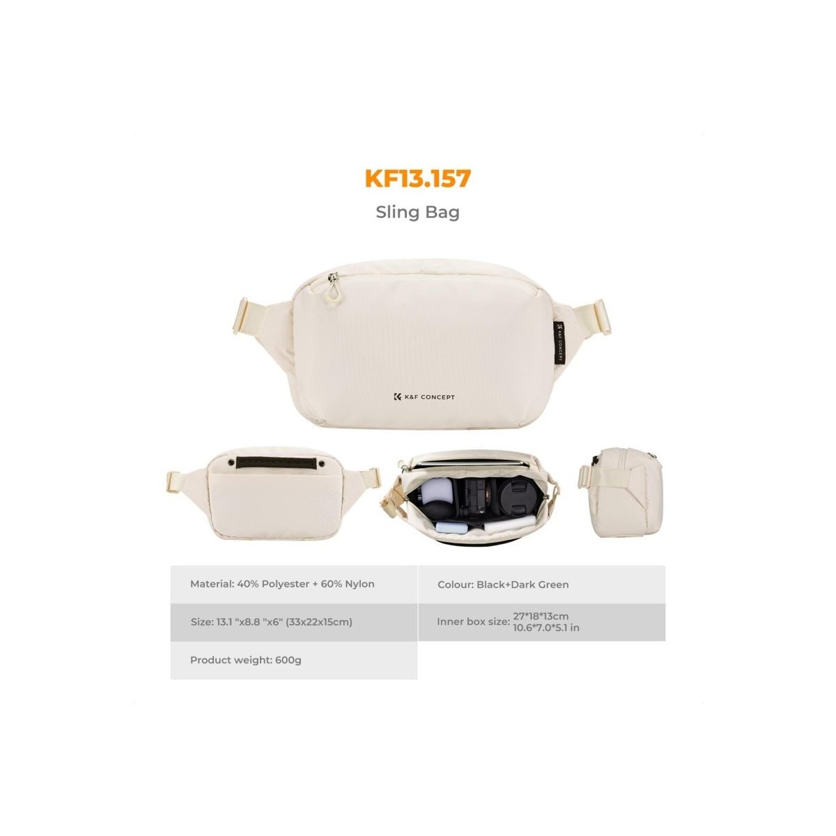 K&F Concept Alpha Sling Bag Camera