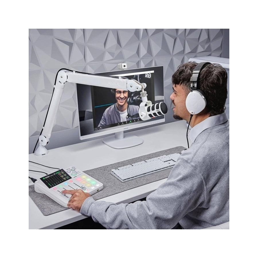 RodeCaster Duo Integrated Audio Production Studio White