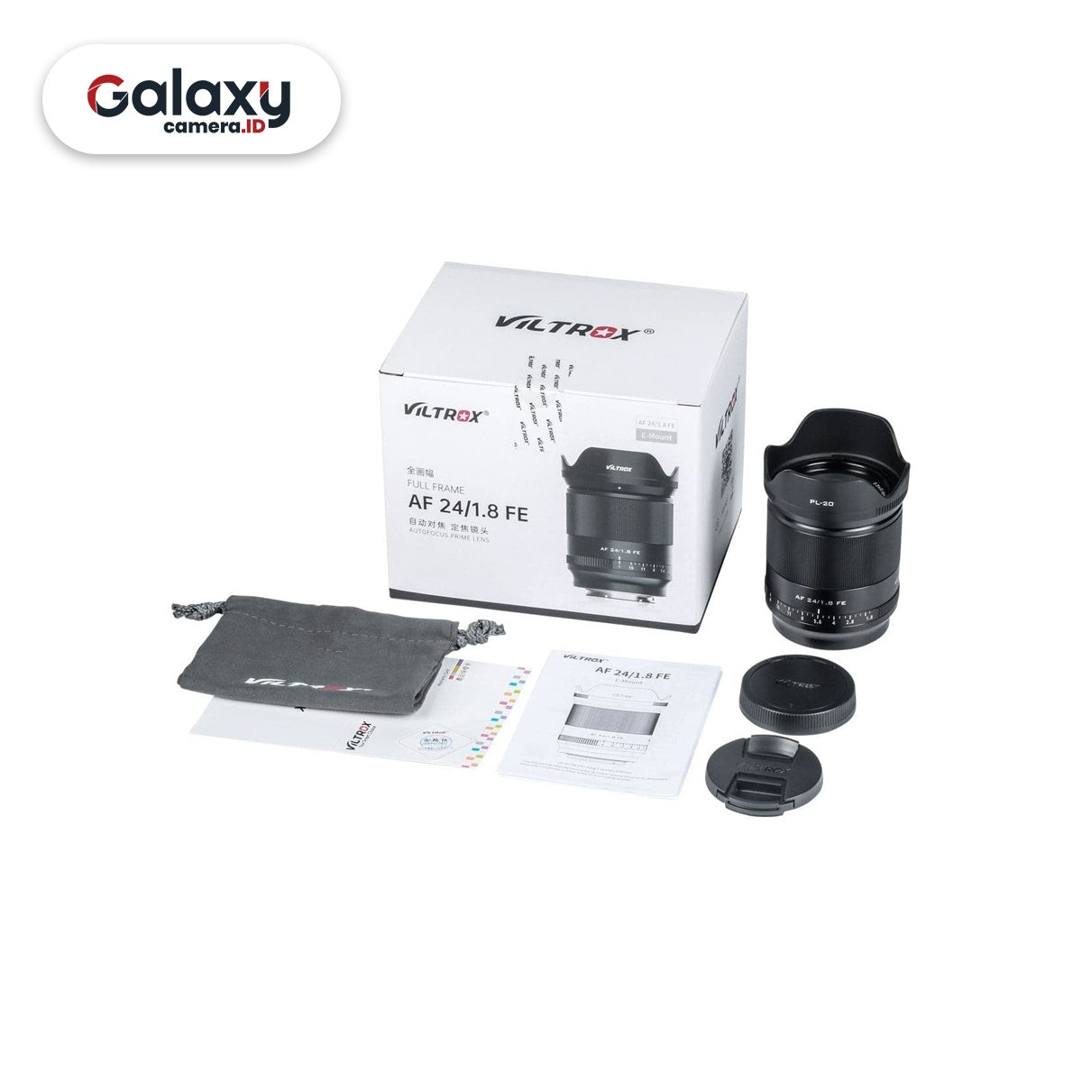 Viltrox AF 24mm F/1.8 STM for Sony 24 mm F1.8 Full frame E-Mount Resmi