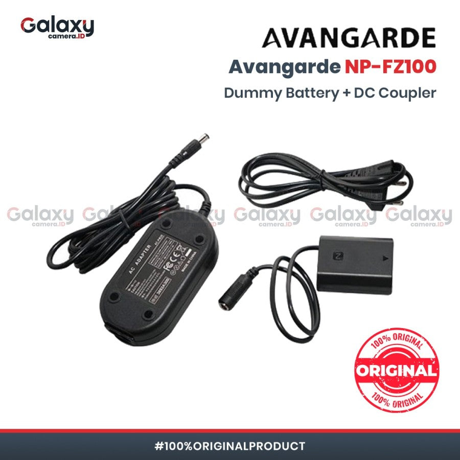 Avangarde NP-FZ100 Dummy Battery + DC Coupler