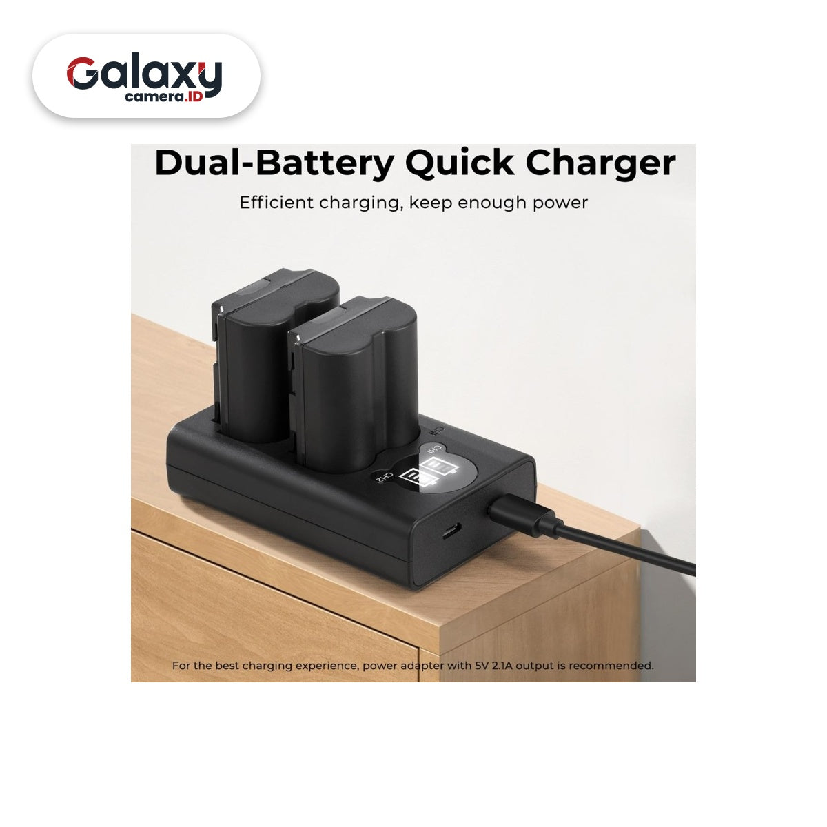 KNF K&F Concept 2PCS Battery NP-W235 + Dual Slot Charger (KF28.0018)
