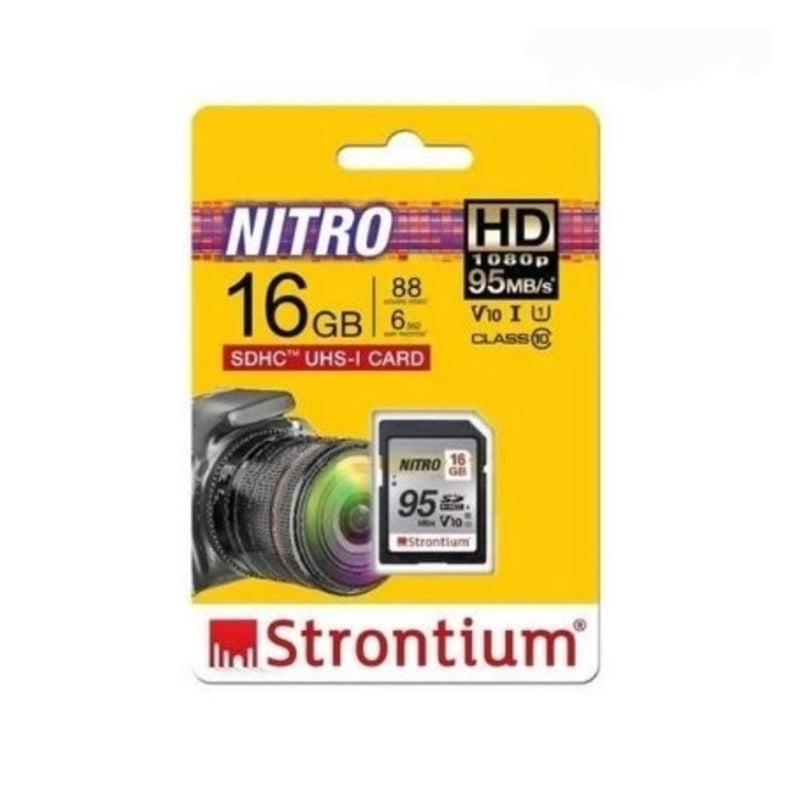 Memory SDHC Nitro Strontium 16GB 95mbps
