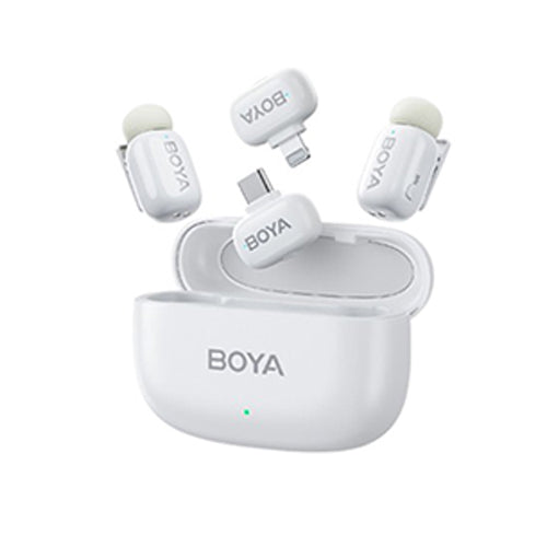 Boya Mini USB-C / Lightning Port TX+TX+RX Wireless Microphone BoyaMini Garansi Resmi