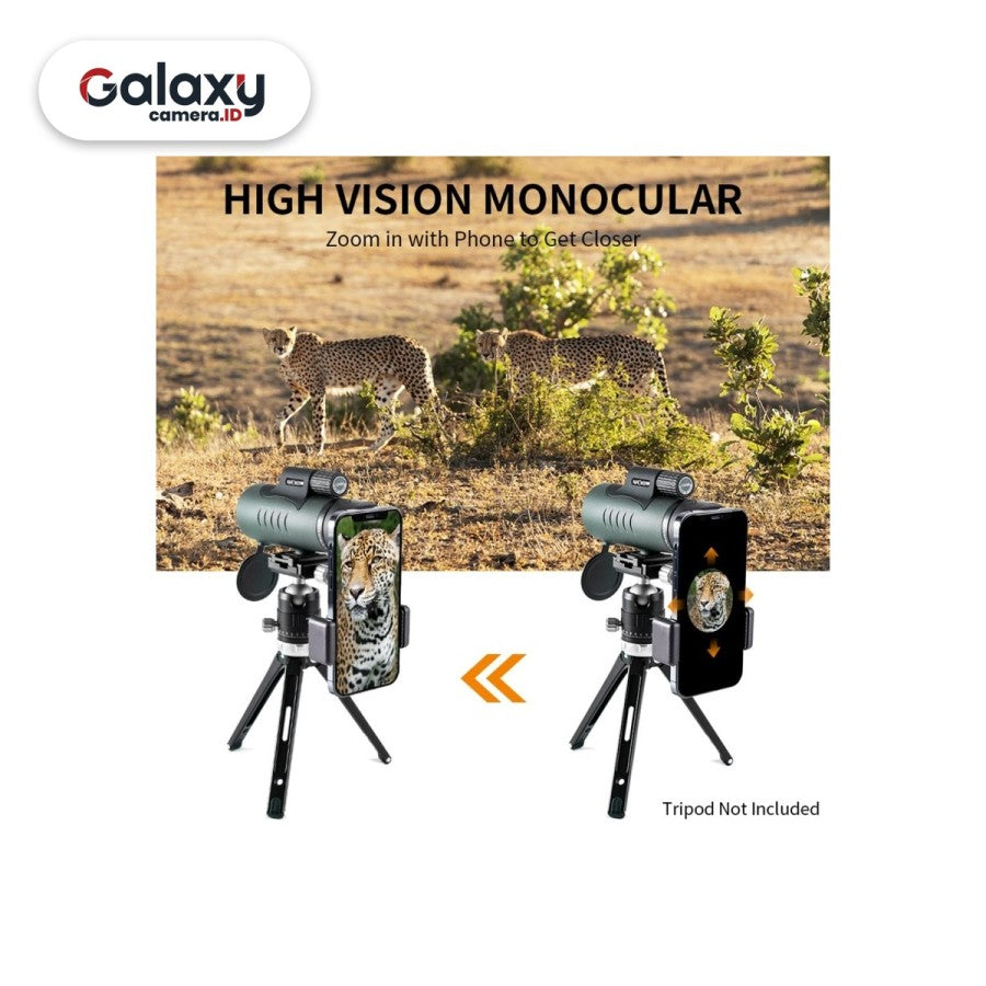 K&F Concept 20x50 BAK4 Monocular KNF Teropong Smarphone HP KF33.008