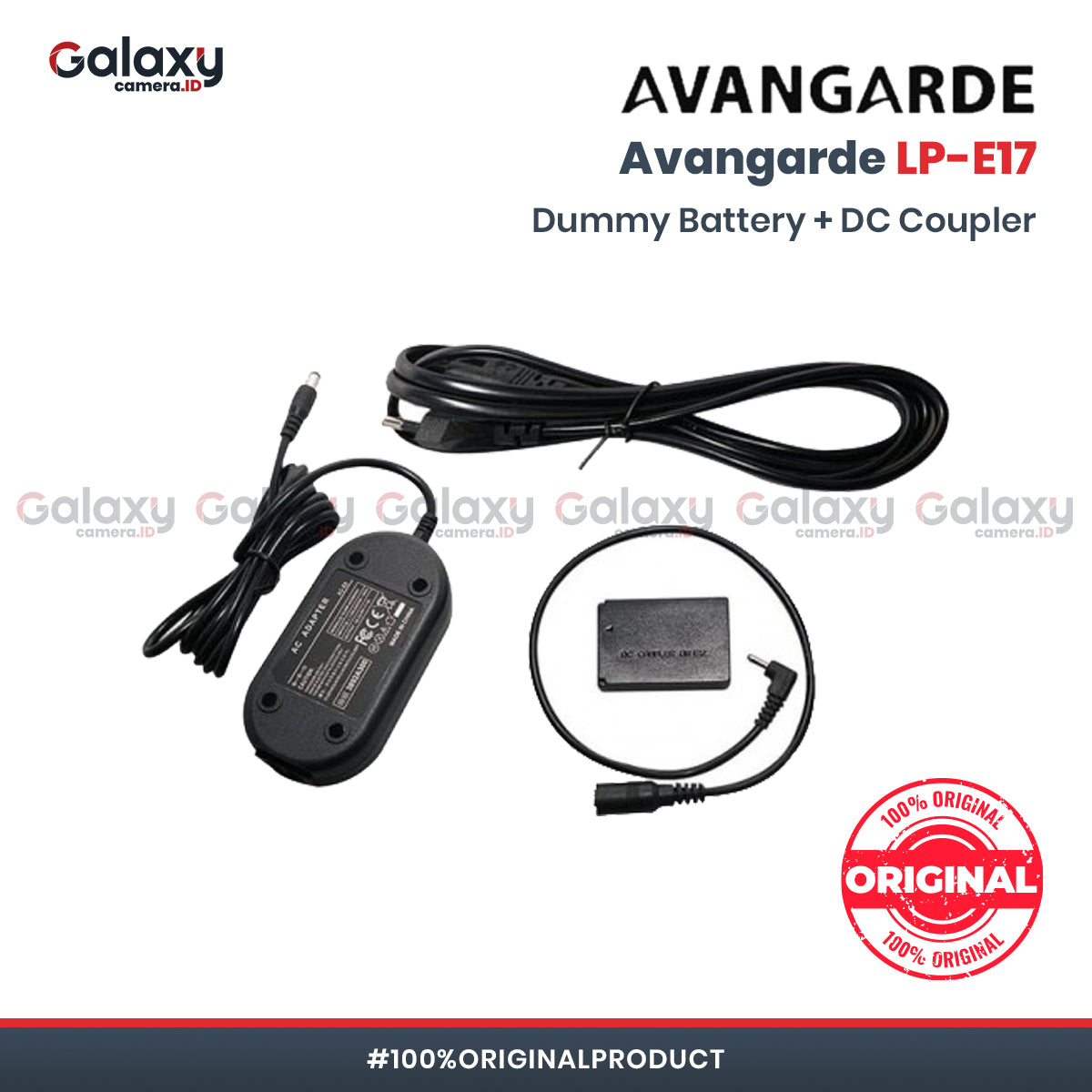 Avangarde LP-E17 Dummy Battery + DC Coupler