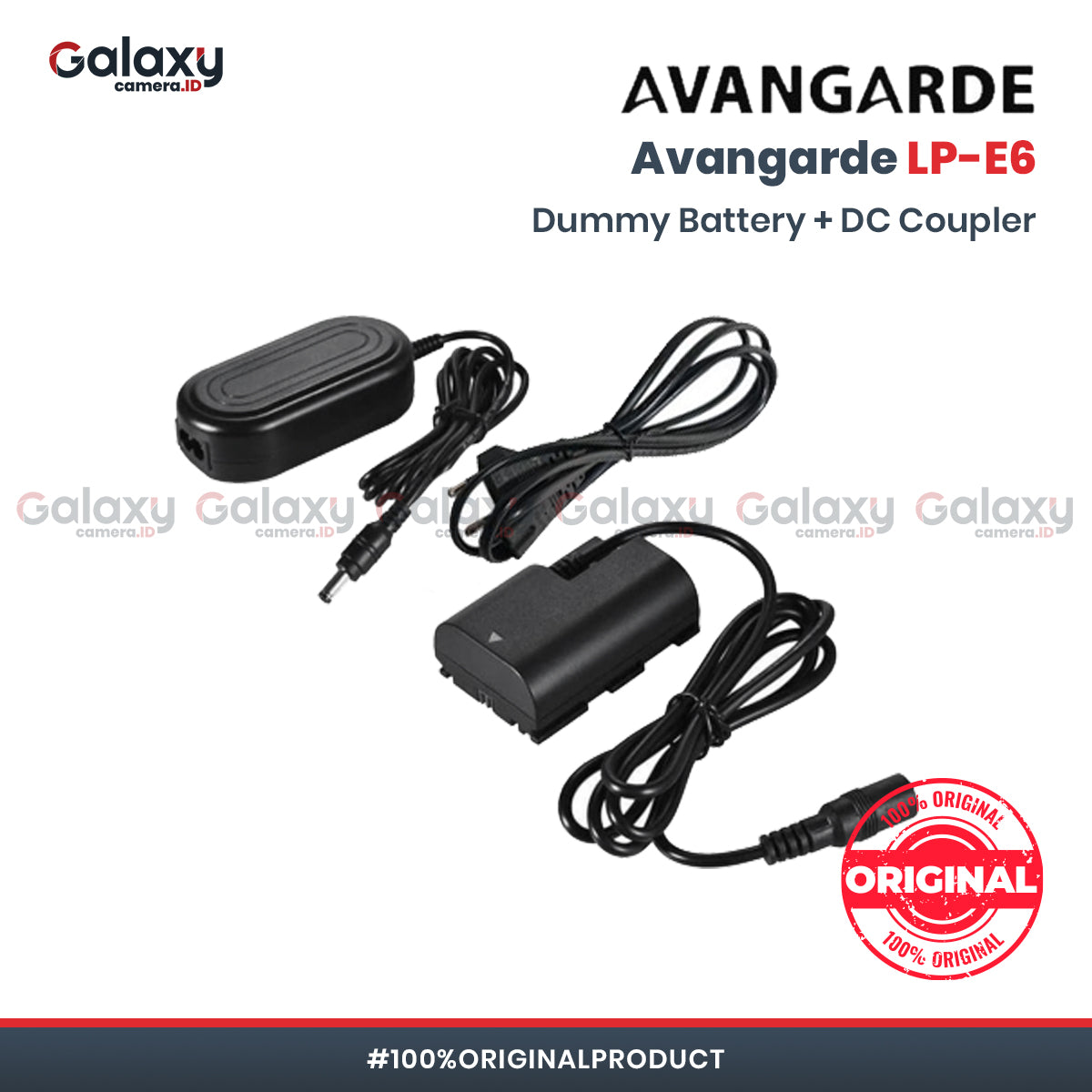 Avangarde LP-E6 Dummy Battery + DC Coupler