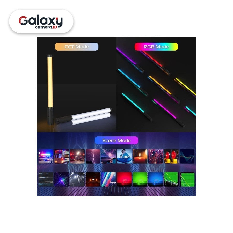 Ulanzi VL119 RGB Handheld Lampu LED Tube Light Stick Garansi Resmi