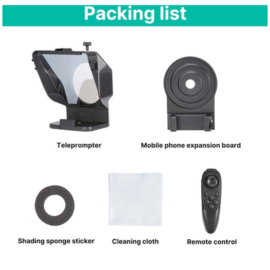 Ulanzi PT-15 Portable Teleprompter for Smartphone & Camera