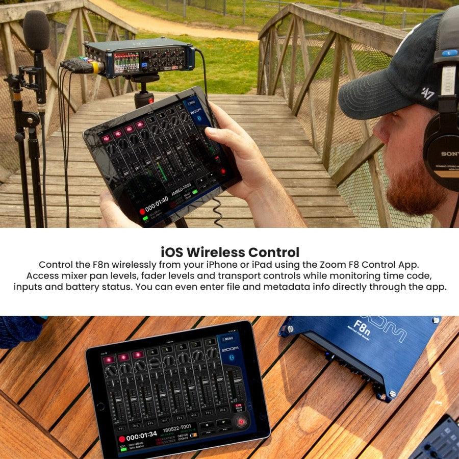 Zoom F8n Multitrack Field Recorder