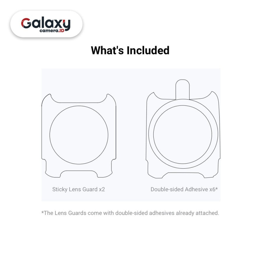 Insta360 Sticky Lens Guard Set for ONE RS 360 Lens Mod Original
