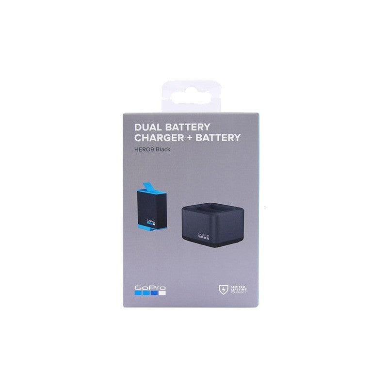 GoPro Dual Battery Charger + Battery For HERO9 Black
