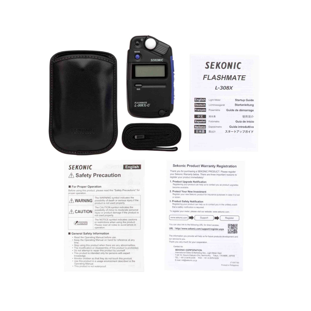Sekonic L-308X Flashmate Light Meter