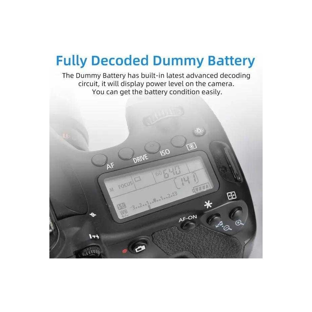 KINGMA Dummy Batery For Canon LP-E17 Kit With Adaptor Power