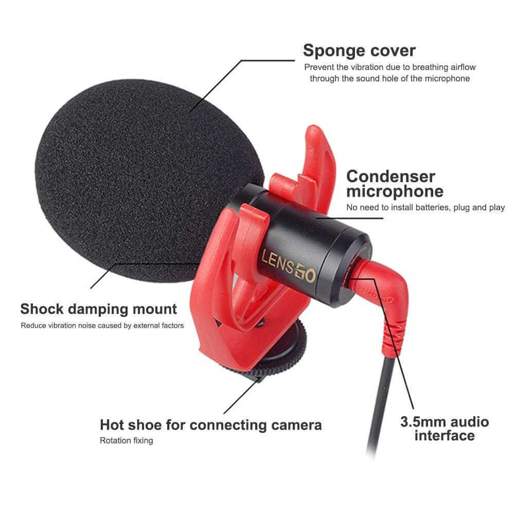 Microphone LENSGO LYM-DMM1 Mic LYM DMM1 Lavalier Universal