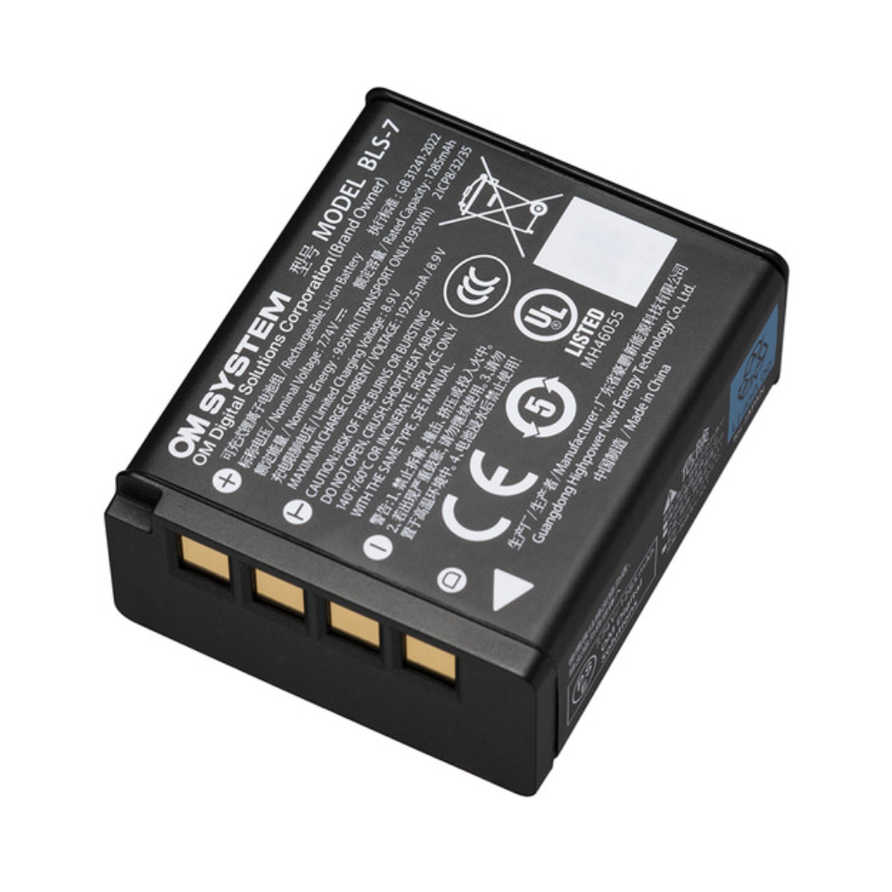 OM SYSTEM BLS-7 Lithium Ion Rechargeable