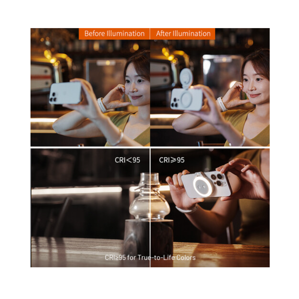 PGYTECH MagGlow Phone Fill Light Magnetic Selfie Video