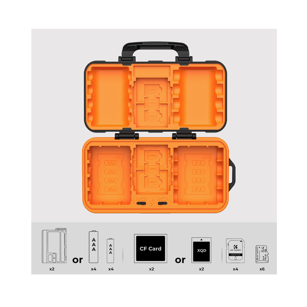 K&F Concept Camera Battery and Memory Card Case (KF31.079)