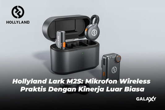 Hollyland Lark M2S Mikrofon Wireless Praktis dengan Kinerja Luar Biasa