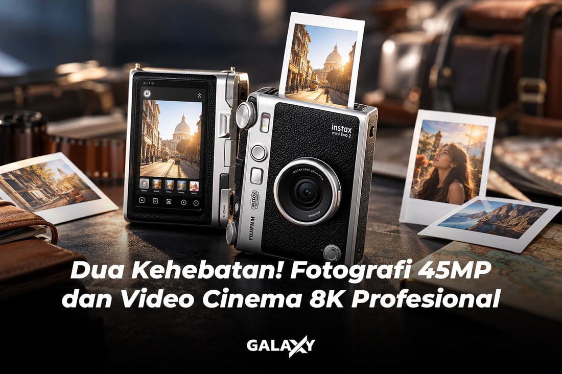 Telah Hadir Instax Mini Evo 2! Kamera Instax dengan Sentuhan Retro yang Makin Modern!