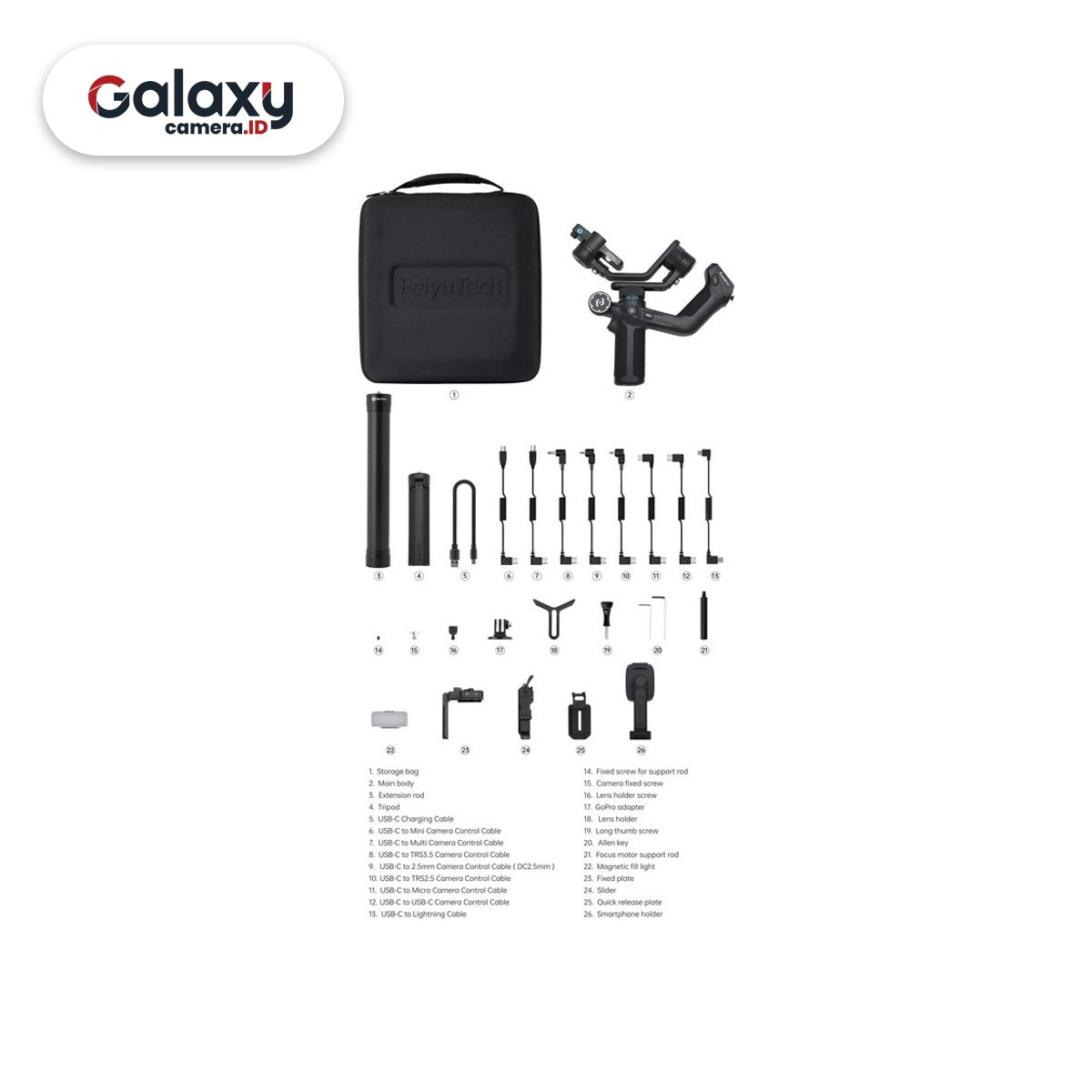 Feiyu SCORP Mini 2 Combo Kit Gimbal Stabilizer