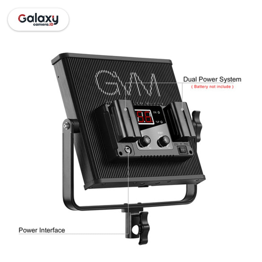 GVM-520LS-B Bi-Color LED Video Light 3200K~5600K CRI & TLCI 97+