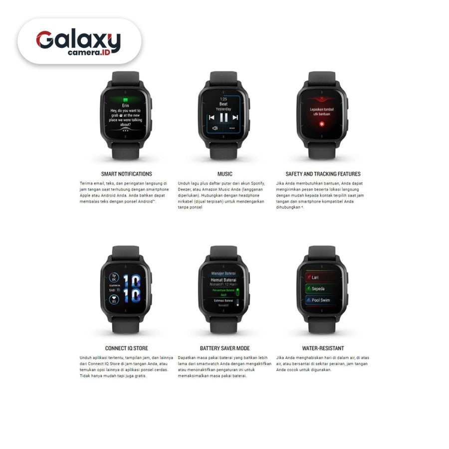 Garmin Venu SQ 2 Square 2 Music Smartwatch