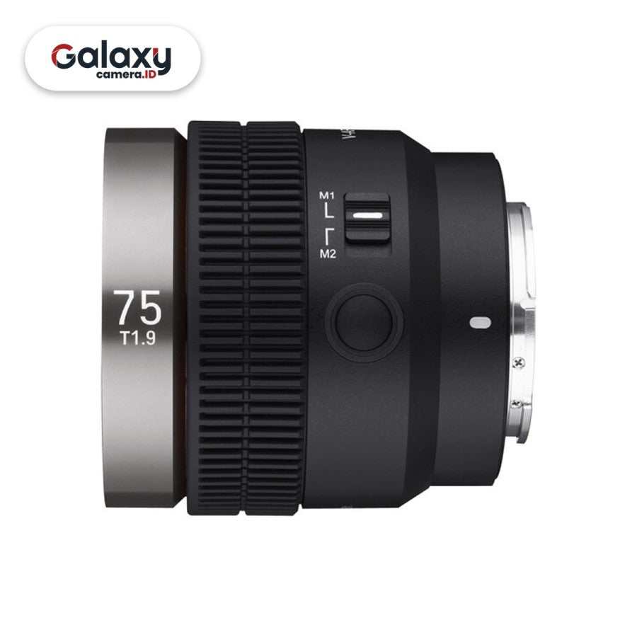 Lensa Samyang Cine V-AF 75mm T1.9 Sony VAF 75 mm FE Full Frame Resmi