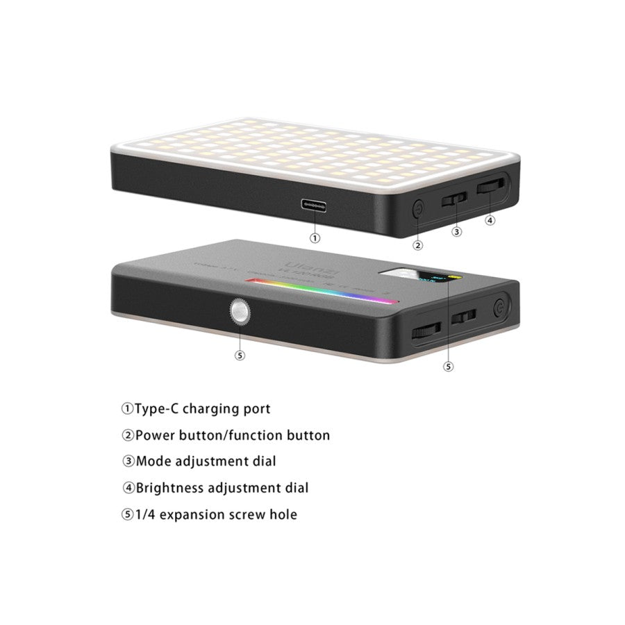 Ulanzi Vijim VL120 RGB LED Video Light