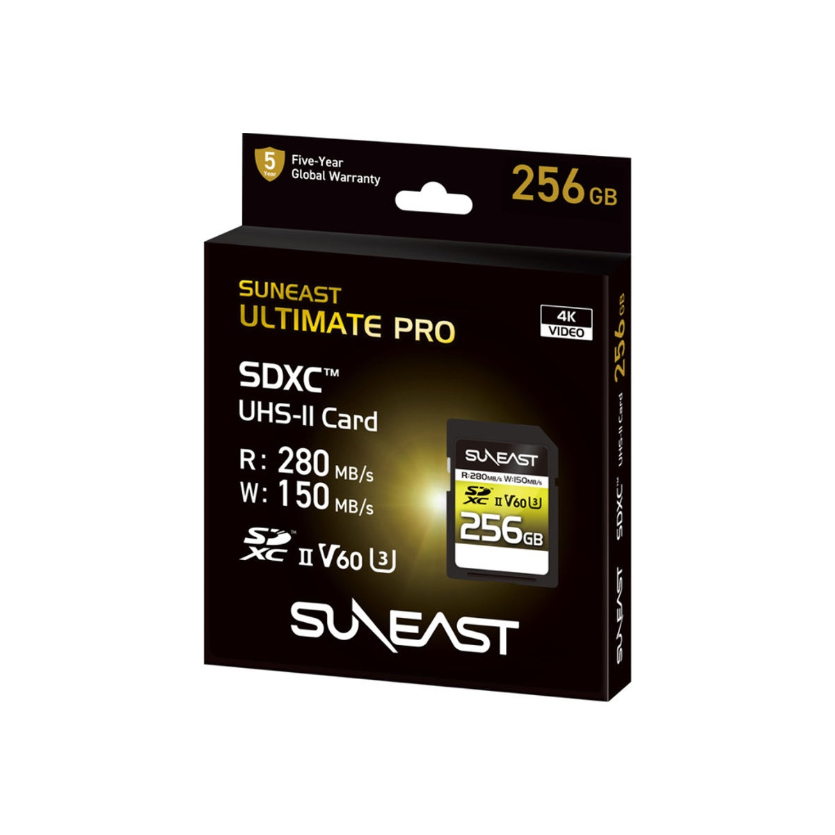 SUNEAST SDXC UHS-II Card 256GB Memory Card Ultimate PRO V60
