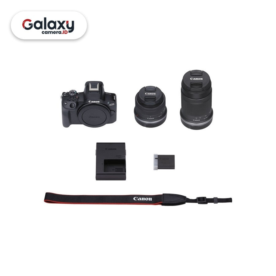 CANON EOS R50 Kit RF-S18-45mm f/4.5-6.3 IS STM + RF-S 55-210MM F5-7.1 IS STM
