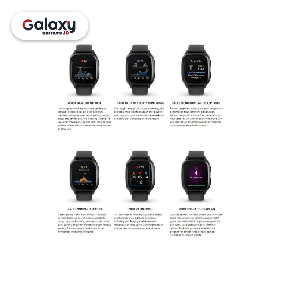 Garmin Venu SQ 2 Square 2 Music Smartwatch