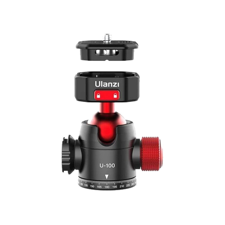 Ulanzi U-100 Metal Panoramic Ball Head with Claw Quick Release System